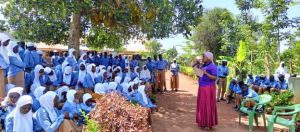 AN AWARENESS CAMPAIGN ON GBV AT BILAL ISLAMIC SECONDARY SCHOOL, BUSIA